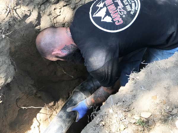 sewer line plumber 