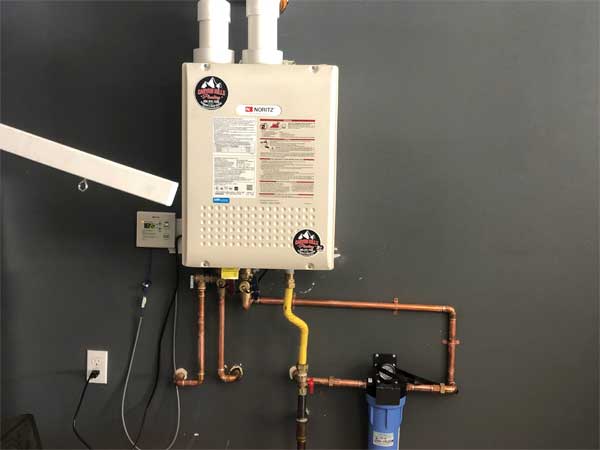 Tankless Water Heater Installed