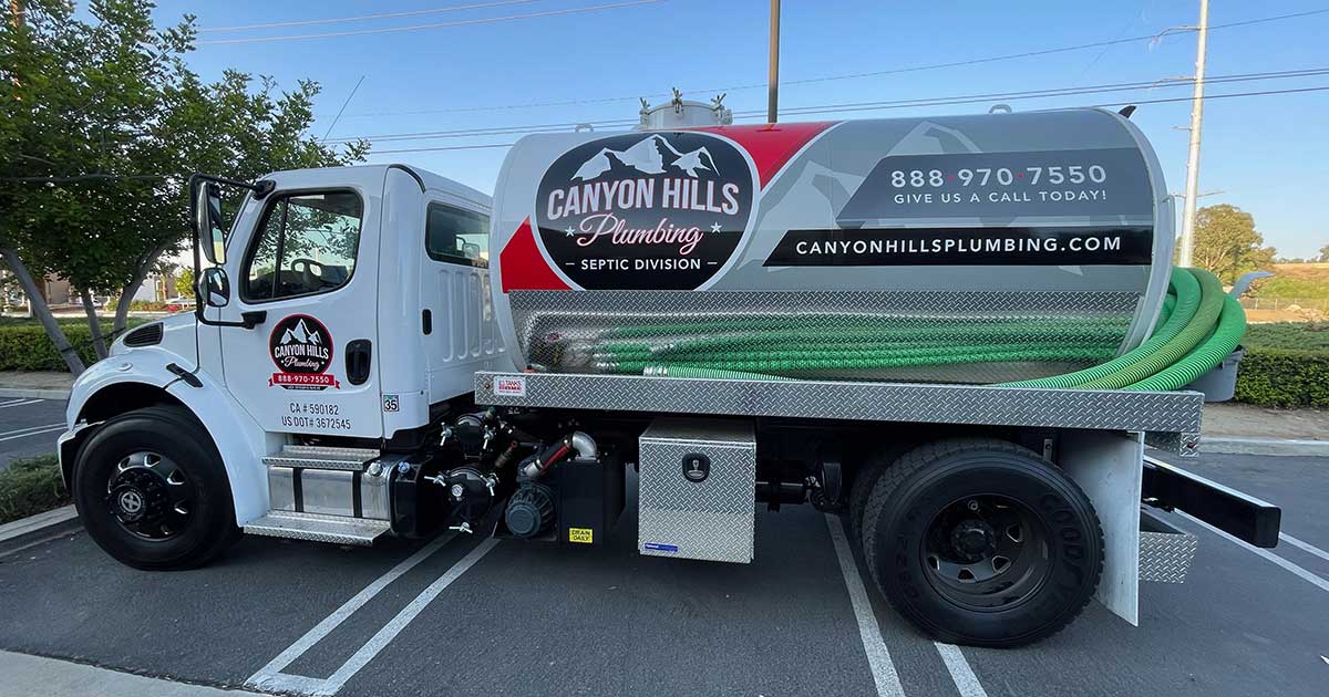 Septic Tank Pumping Services Canyon Hills Plumbing